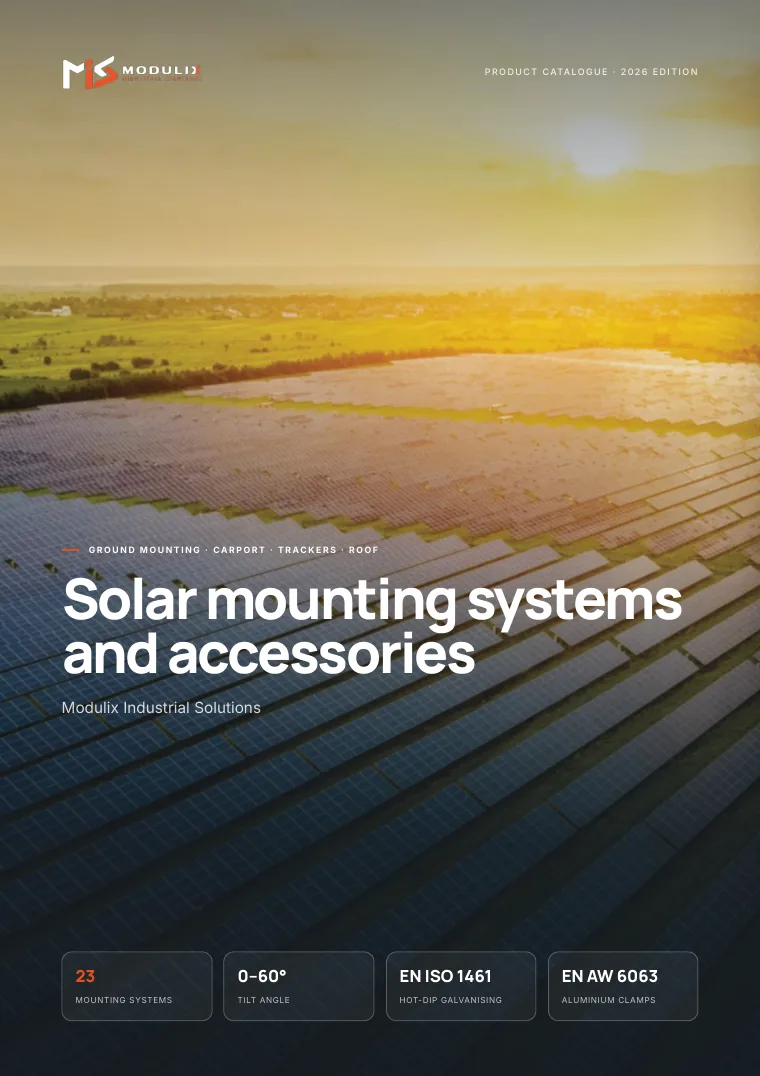 Cover: Mounting systems and accessories for solar panels