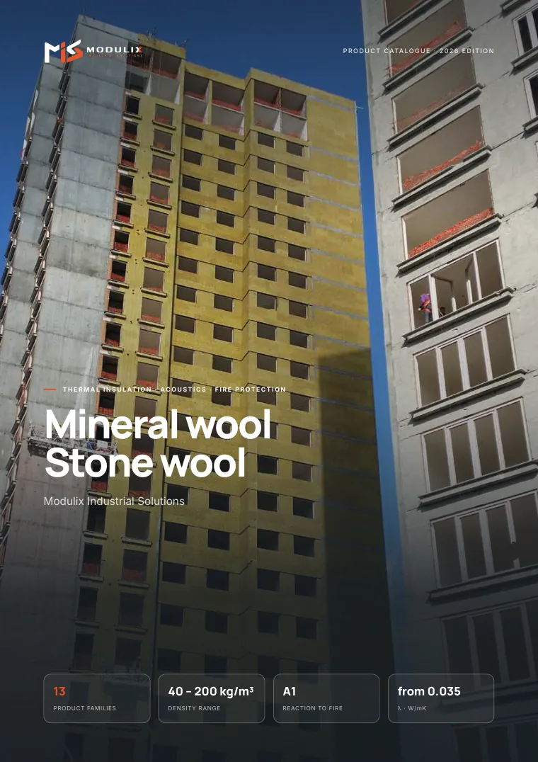 Cover: Basalt mineral wool: thermal, acoustic and fire insulation