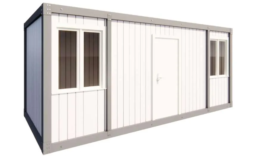 Modulul de bază al containerului modular, cu ușă și ferestre